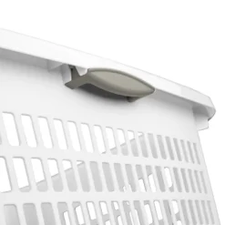 2bu Laundry Basket White - Brightroom™: Portable Plastic Clothes Organizer With Built-In Handles, 70.4L Capacity 14 2bu Laundry Basket White - Brightroom™: Portable Plastic Clothes Organizer With Built-In Handles, 70.4L Capacity -Brightroom GUEST f2f06d4f 7587 4d83 b1eb a1e157bef589