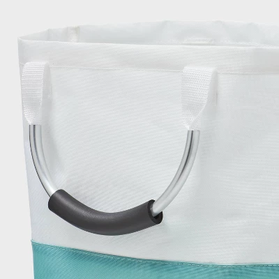 Scripted Structured Collapsible Hamper - Blue - Brightroom™ 4 Scripted Structured Collapsible Hamper - Blue - Brightroom™ - Image 2