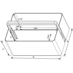 Divided Bath Caddy Clear - Brightroom™ -Brightroom GUEST fe1b7933 a368 4d92 a011 00064001219d