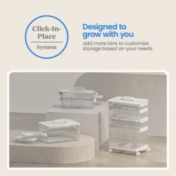 3pk Click In Place 30oz Insert Storage Containers White And Clear - Brightroom™ -Brightroom GUEST fe4d0c1a d277 4d0f 9aeb d56a138d35f6